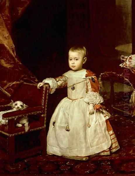 Prince Philip Prosper Son of Philip IV Oil Painting by Diego Rodriguez de Silva y Velazquez