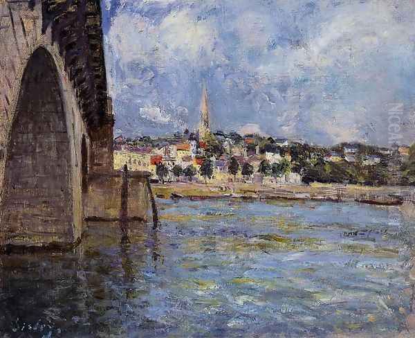 The Bridge at Saint-Cloud Oil Painting by Alfred Sisley