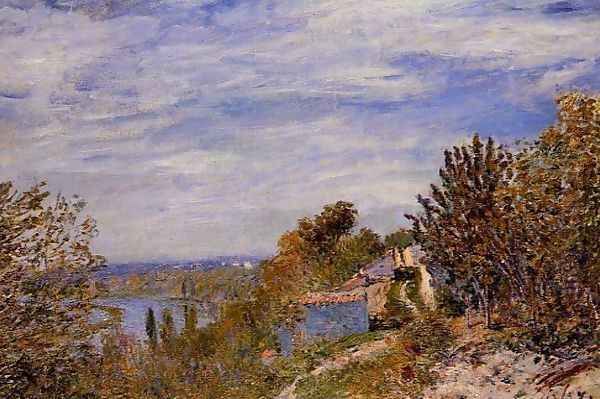 Footpath in the Gardens at By Oil Painting by Alfred Sisley