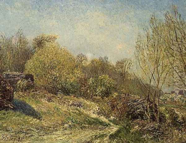 Landscape Oil Painting by Alfred Sisley