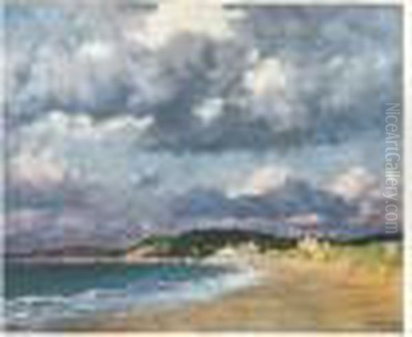 Villa Montebello, Cabourg Oil Painting by Rene Xavier Francois Prinet