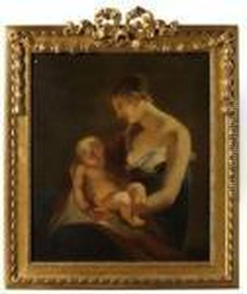 Jeune Mere Et Son Enfant 
Toile Oil Painting by Pierre-Paul Prud'hon
