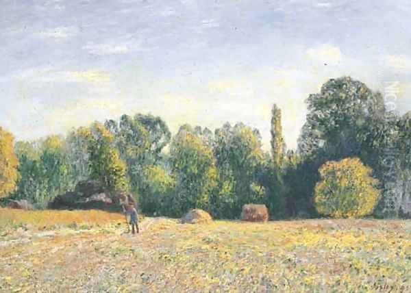 Lisiere de foret Oil Painting by Alfred Sisley
