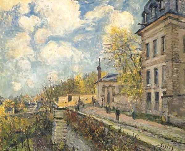 La manufacture de Sevres Oil Painting by Alfred Sisley