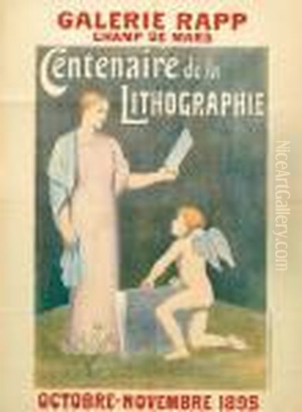 Champ De Mars Octobre-novembre Oil Painting by Pierre-Cecile Puvis De Chavannes
