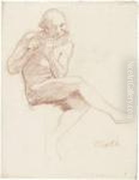 Flotenspieler Oil Painting by Pierre-Cecile Puvis De Chavannes