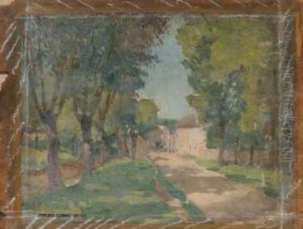 L'entree Du Chateau Oil Painting by Ernest Quost