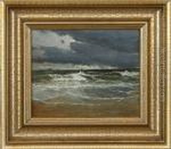 Seascape Oil Painting by Victor H.W. Qvistorff