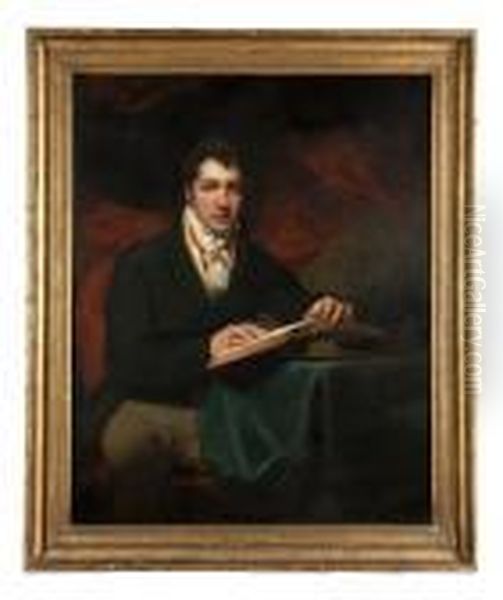 Three-quarter Length Portrait Of Robert Cathcart Of Drum Oil Painting by Sir Henry Raeburn