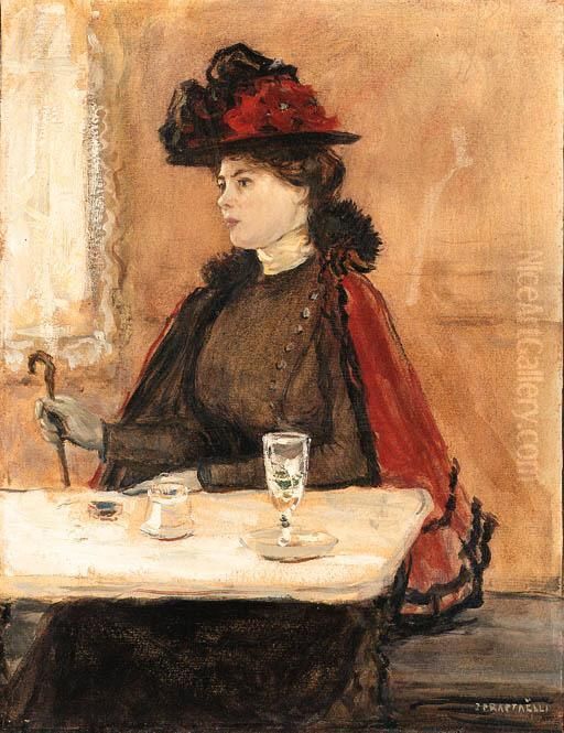 Jeune Femme Au Cafe
Signed 'jf Raffalli' (lower Right) Oil Painting by Jean-Francois Raffaelli