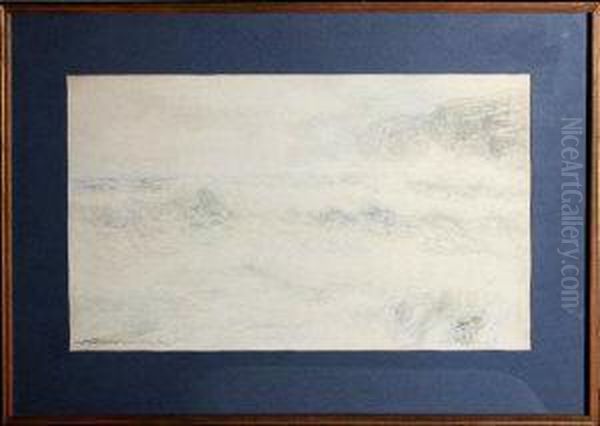 A Nor' Easter Oil Painting by Victor Noble Rainbird