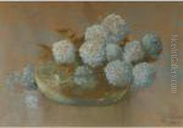 Still Life With Flowers Oil Painting by Alfredo Ramos Martinez