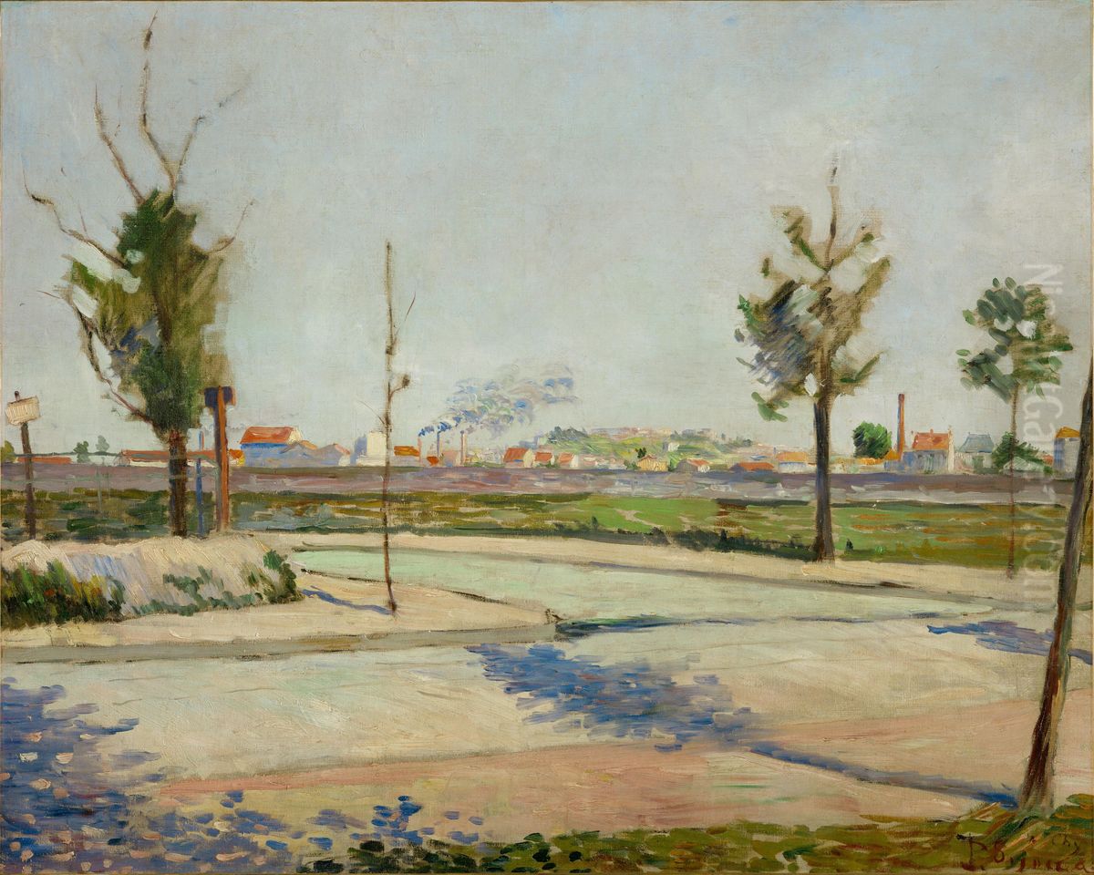 Road To Gennevilliers Oil Painting by Paul Signac