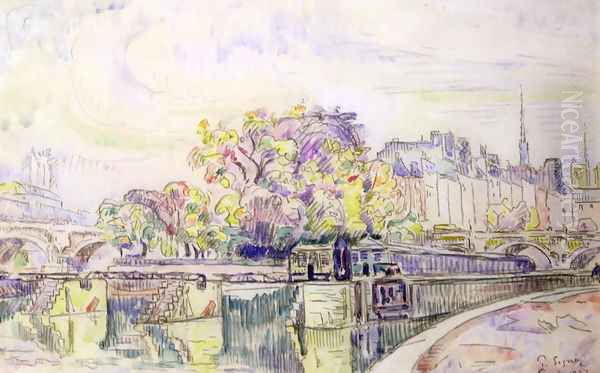 Paris, 1923 Oil Painting by Paul Signac