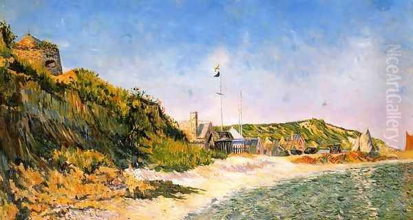 Port-en Bessin, the Beach Oil Painting by Paul Signac