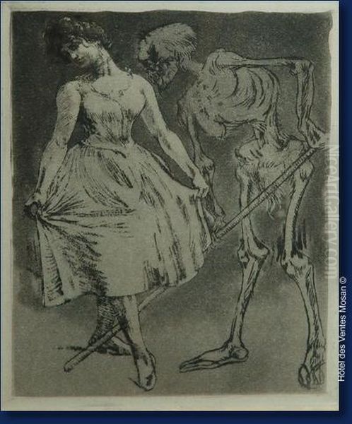 Allegorie
 Sucre Oil Painting by Armand Rassenfosse