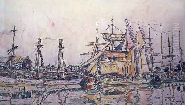 St. Malo, 1927 (2) Oil Painting by Paul Signac