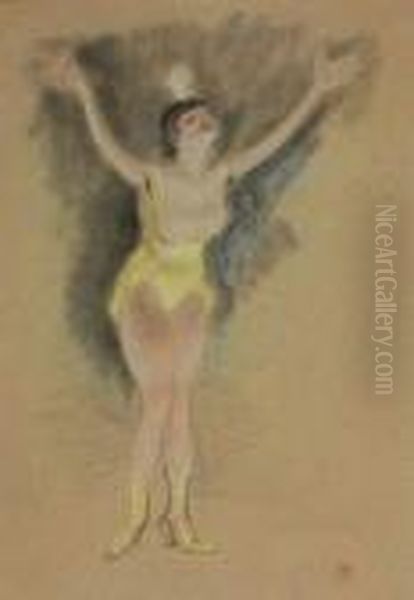 Danseuse De Cabaret
Pastel Et Crayon Oil Painting by Armand Rassenfosse