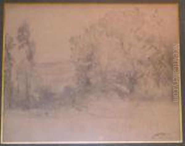 Sous Bois Oil Painting by Francois Auguste Ravier