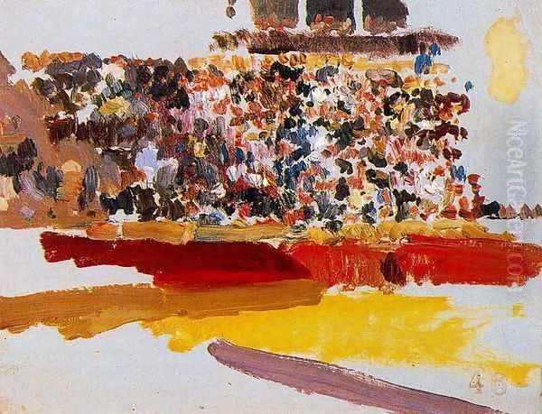 Plaza de la Maestranza (Sevilla) Oil Painting by Joaquin Sorolla Y Bastida