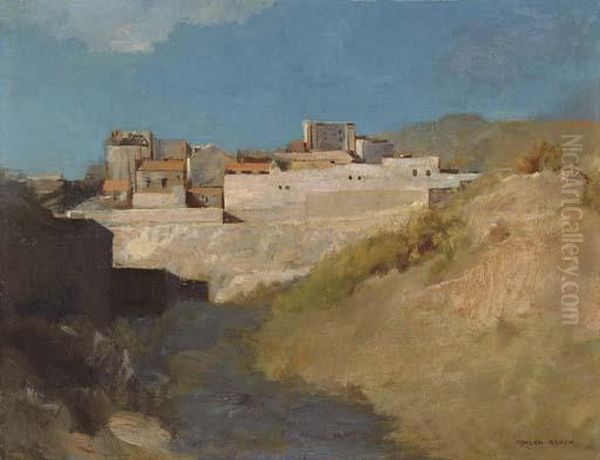 Paysage Oil Painting by Odilon Redon