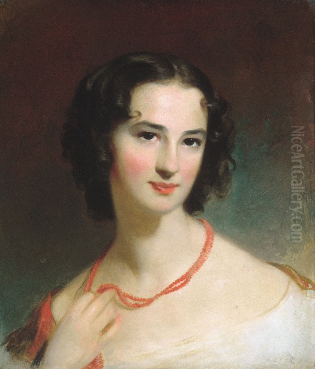 Mrs. James Montgomery, Jr. Oil Painting by Thomas Sully