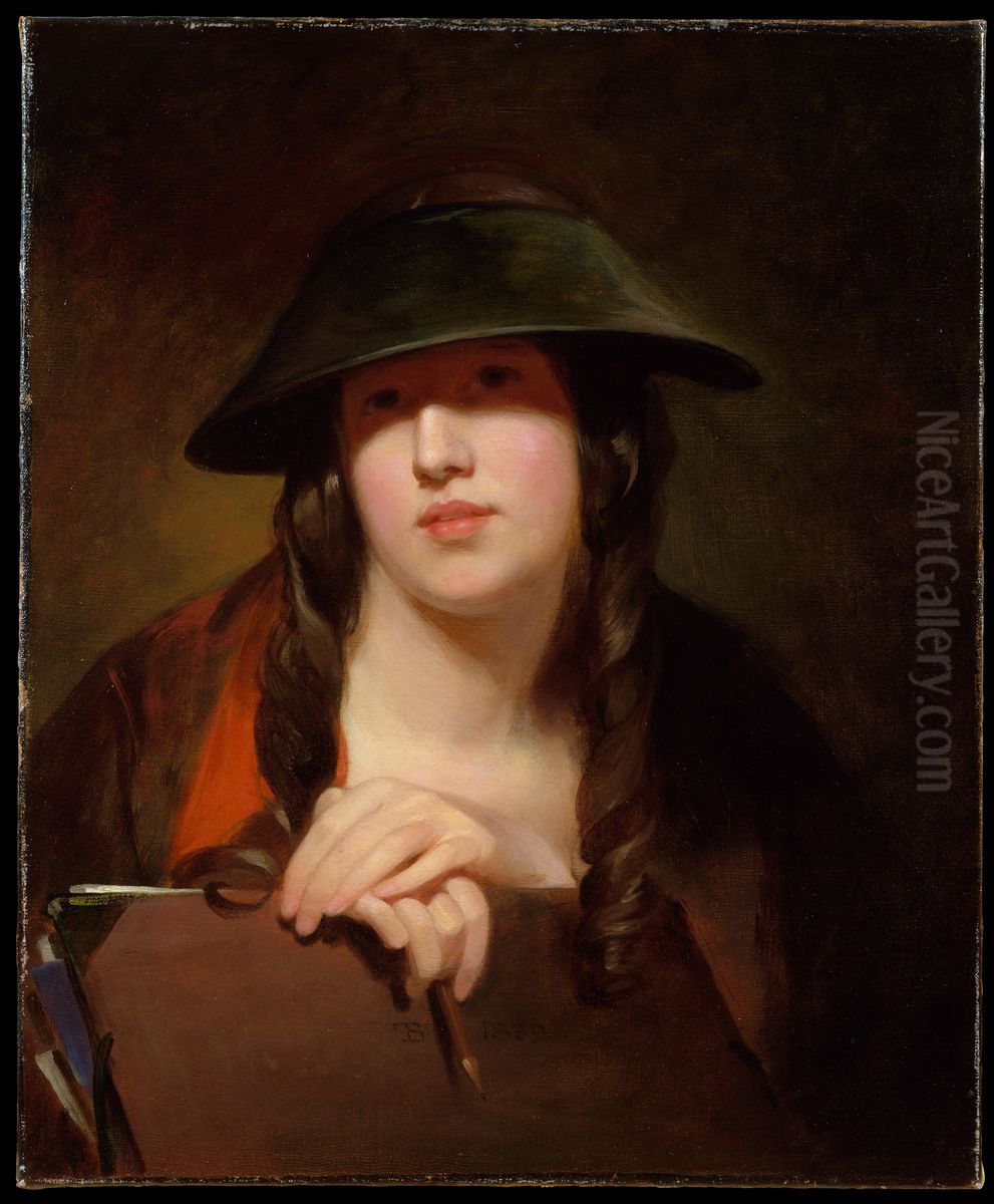 The Student Oil Painting by Thomas Sully