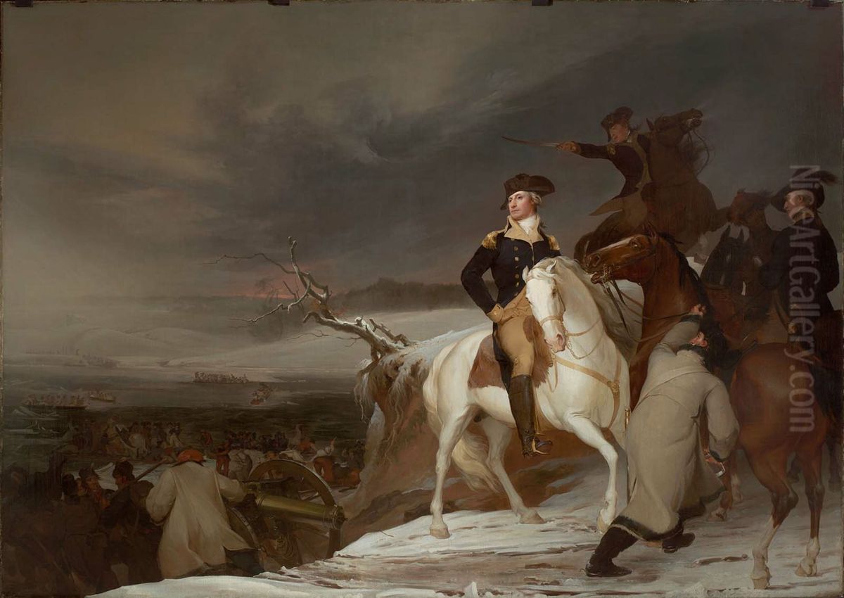 The Passage of the Delaware Oil Painting by Thomas Sully