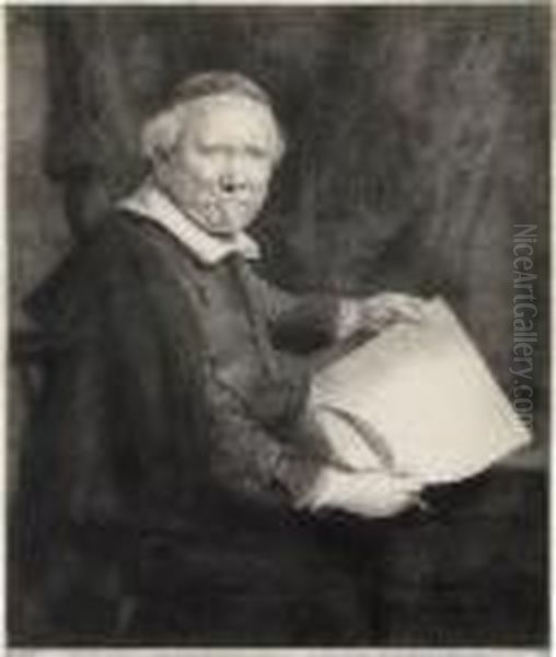 Lieven Willemsz Van Coppenol, Writing Master Oil Painting by Harmenszoon van Rijn Rembrandt