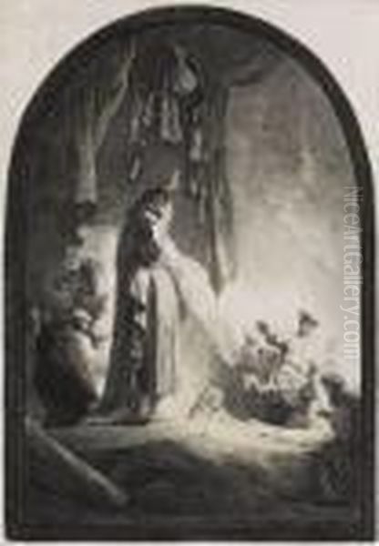 The Raising Of Lazarus Oil Painting by Harmenszoon van Rijn Rembrandt