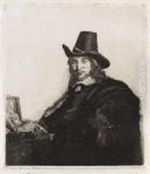 Jan Asselyn, Painter Oil Painting by Harmenszoon van Rijn Rembrandt