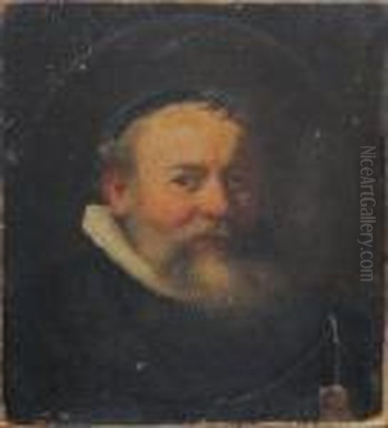 Head Of A Man Oil Painting by Harmenszoon van Rijn Rembrandt