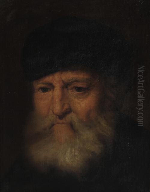 Portrait Of An Elderly Man Oil Painting by Harmenszoon van Rijn Rembrandt