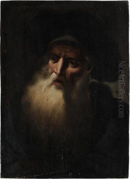 Portrait Of A Bearded Man Oil Painting by Harmenszoon van Rijn Rembrandt