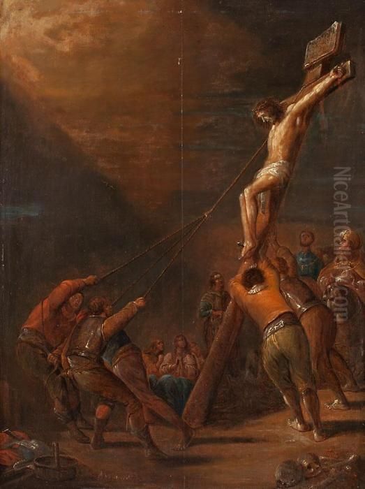 Crucifixion Oil Painting by Harmenszoon van Rijn Rembrandt