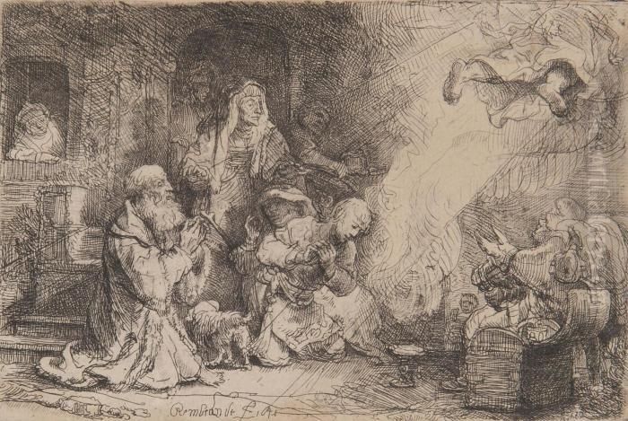 A Small Collection Of Old Testament Subjects Oil Painting by Harmenszoon van Rijn Rembrandt