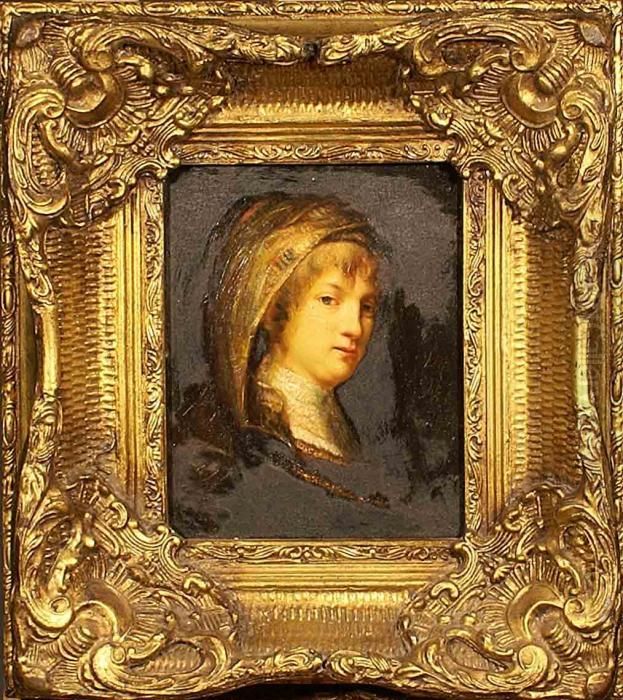 Ritratto Di Giovinetta Oil Painting by Harmenszoon van Rijn Rembrandt