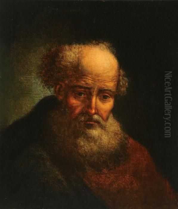 Portrait Of A Bearded Man Oil Painting by Harmenszoon van Rijn Rembrandt