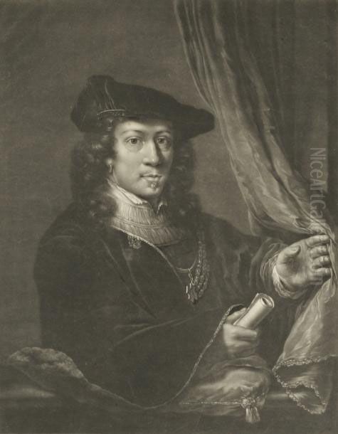 Portrait D'homme Oil Painting by Harmenszoon van Rijn Rembrandt