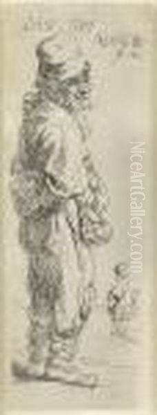 Peasant Calling Out Oil Painting by Harmenszoon van Rijn Rembrandt