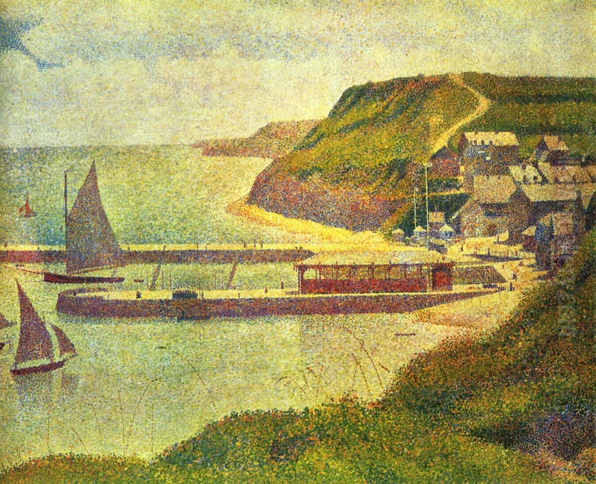 Port-en-Bessin Oil Painting by Georges Seurat