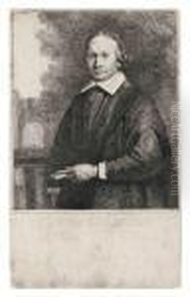 Jan Antonides Van Der Linden Oil Painting by Harmenszoon van Rijn Rembrandt