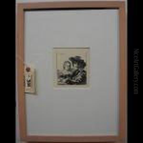 Selbstportrait Mit Saskia Oil Painting by Harmenszoon van Rijn Rembrandt