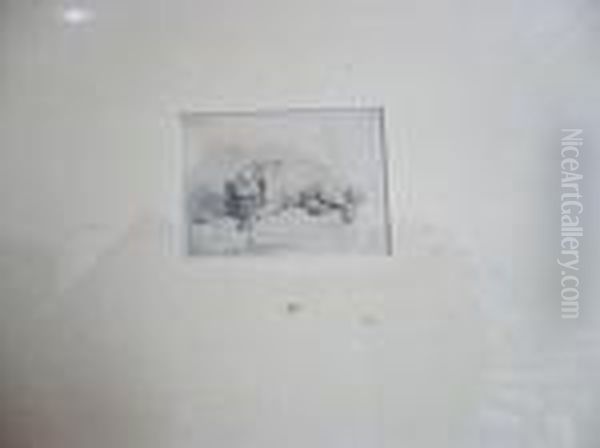 Portrait Du Pere De Rembrandt Et Bouledogue. Oil Painting by Harmenszoon van Rijn Rembrandt