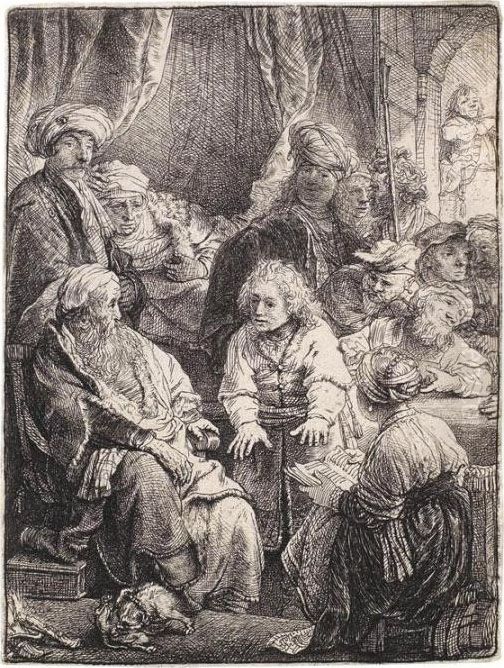 Joseph Seine Traume Erzahlend Oil Painting by Harmenszoon van Rijn Rembrandt