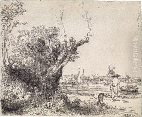 Der Omval Oil Painting by Harmenszoon van Rijn Rembrandt