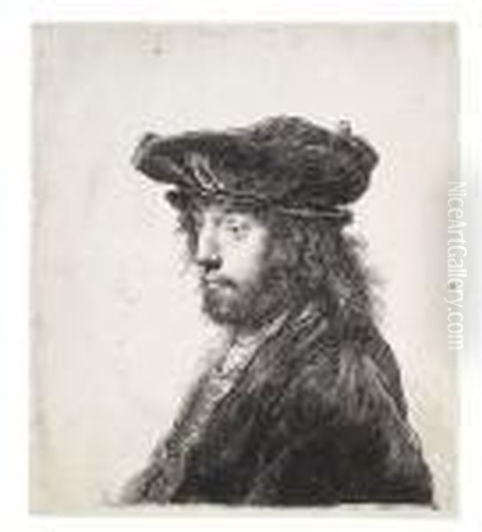 Vierter Orientalenkopf Oil Painting by Harmenszoon van Rijn Rembrandt