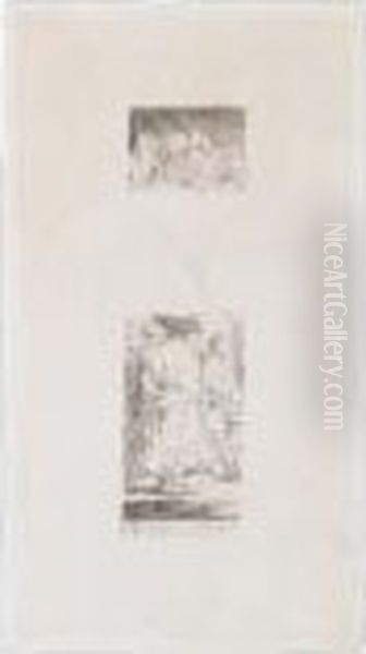 'the Hundred Guilder Print' Oil Painting by Harmenszoon van Rijn Rembrandt