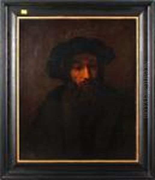 Self Portrait Oil Painting by Harmenszoon van Rijn Rembrandt