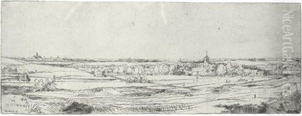 The Goldweigher's Field Oil Painting by Harmenszoon van Rijn Rembrandt